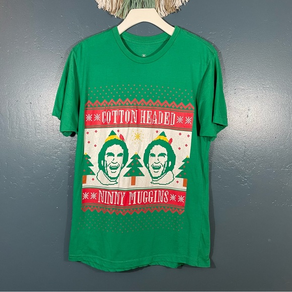 Ripple Junction Elf Men’s Green Short Sleeve Crewneck Tee Size M - Picture 1 of 4